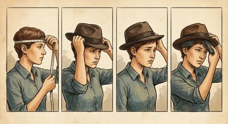 Comment choisir une taille de chapeau entre deux tailles
