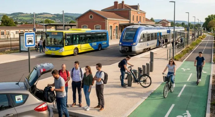 Se déplacer dans le Roannais sans voiture : bus STAR, TER, covoiturage et mobilités douces